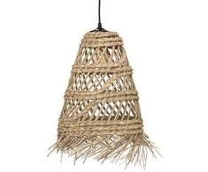Atmosphera Boho pakabinamas šviestuvas iš LAHYS šiaudų, Ø 28 cm