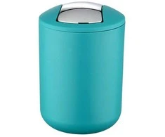 BRASIL garbage basket, turquoise - 2 l, WENKO