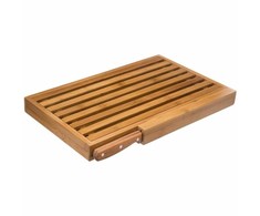 Secret De Gourmet Komplekte duonos pjaustymo lenta su grioveliais trupiniams + peilis