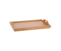 Excellent Houseware Bamboo Pusryčių padėklas, bambuko padėklas su kojelėmis 50x30 cm