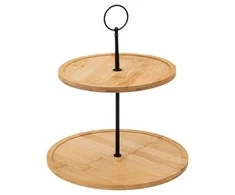 Secret de Gourmet babmukinis dviejų pakopų serviravimo padėklas, aukštis 30 cm