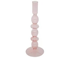Atmosphera Žvakių laikiklis ilgai žvakei, stiklinis, 25,7 cm