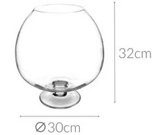 Atmosphera Candy Saldainiai, Saldainių lėkštė, STIKLAS KIELICH, 32 cm