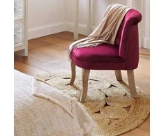 ATMOSPHERA Carpet Dekoratyvinis kilimas iš džiuto, Ø 120 cm, apvalus