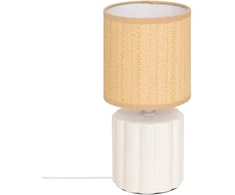 Lamp Keraminė lempa TYLIA, Ø 13 x 26.5 cm, balta