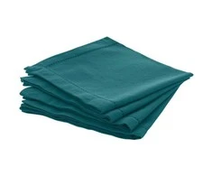 Atmosphera CHAMBRAY Stalo servetėlės 40 x 40 cm, Žalia