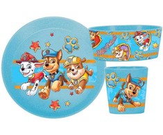 Paw Patrol 3 dalių Koziol vaikiškų indų rinkinys