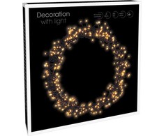 Mondex Home Styling Collection Kalėdinė dekoracija 300 LED, šilta balta, Ø 38 cm