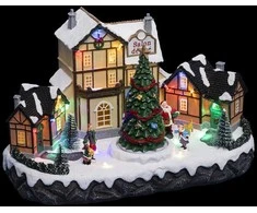Fééric Lights and Christmas Kalėdų gimimo kavinė su LED apšvietimu