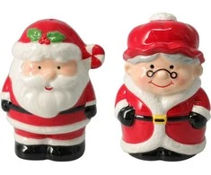Home Styling Collection Kalėdinių prieskonių rinkinys, Kalėdų Senelis ir Kalėdų Senelė