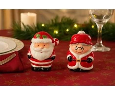 Home Styling Collection Kalėdinių prieskonių rinkinys, Kalėdų Senelis ir Kalėdų Senelė