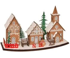 Fééric Lights and Christmas Kalėdinio miestelio žibintas, LED, 30 x 15 cm