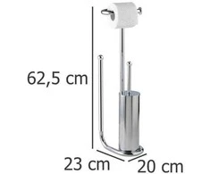 Wenko Chrome Universalo Standing WC Set