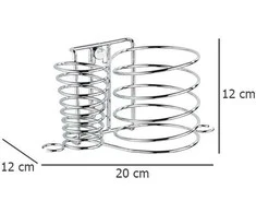 CLASSIC holder for plaukų džiovintuvas and straightener, 2in1, WENKO