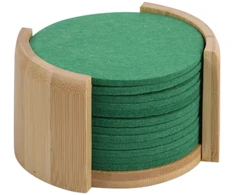 Kesper Bamboo Padėkliukai, 12 vnt., veltinio, bambuko, FSC