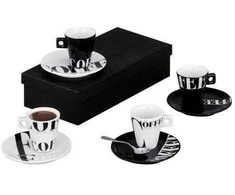 COFFEE STYLE espresso set, 8 pieces, ZELLER