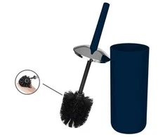 container BRASIL, navy mėlynas + toilet brush, WENKO