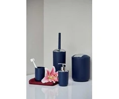 container BRASIL, navy mėlynas + toilet brush, WENKO
