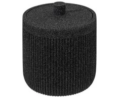 5five Simply Smart Talpykla vatos diskams ir pagaliukams ONYX, šiferis, Ø 9,9 cm