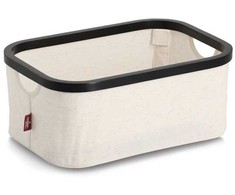 Zeller Organizer tekstylny kreminė , bambus, 38 x 26 x 16 cm