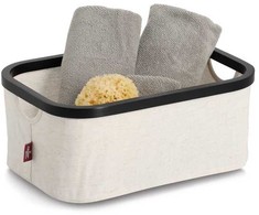 Zeller Organizer tekstylny kreminė , bambus, 38 x 26 x 16 cm