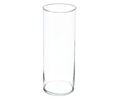 Atmosphera Cilindrinė stiklo vaza, 40 cm