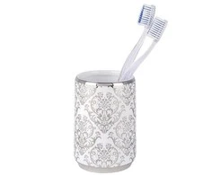 Toothbrush container BAROCK Sidabrinis, WENKO