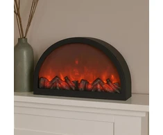 Home Styling Collection Dekoratyvus židinys su liepsnos efektu, maitinimas USB, 41 x 10 x 25 cm