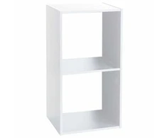 5five Simply Smart Dekoratyvinė lentyna, balta, 2 skyriai, aukštis 67,6 cm