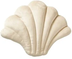 Home Styling Collection Decorative shell-shaped pillow MORNI, 43 x 33 cm