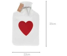 Home Styling Collection Megztas karšto vandens buteliuko dangtelis, 35 cm