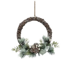 Atmosphera Durų apdaila su kankorėžiu ir šakelėmis, Ø 25 cm