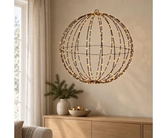 Šventinė dekoracija, rutulys su apšvietimu 320 LED, Ø 50 cm