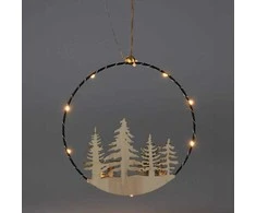 Home Styling Collection Kalėdinė dekoracija su LED pakabinimui, Ø 20 cm