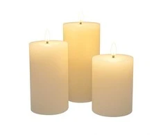Home Styling Collection Dekoratyvinės LED žvakės Ø 7,5 cm, 3 vnt. rinkinys.