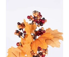 Home Styling Collection Dekoratyvi klevo šakelė 60cm oranžinis/juodas