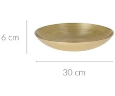 Nežinomas Dubenėlis, 30 cm, aukso, stiklas