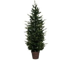 Fééric Lights and Christmas Dirbtinė eglutė cementiniame vazonėlyje, 150 cm