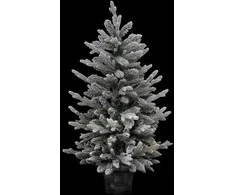 Fééric Lights and Christmas Dirbtinė eglutė vazonėlyje, apsnigta, 100 cm