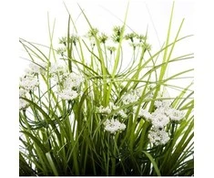 Atmosphera Dirbtinis augalas GRASS, baltame vazone, 40 cm
