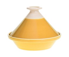 Secret De Gourmet Indai marokietiškajai virtuvei TAJINE, keramika, geltona