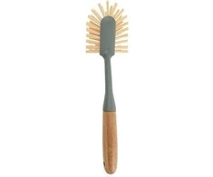 Ultra Clean Bamboo Indų plovimo šepetys su bambuko rankena, 28 x 7 x 6 cm