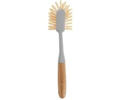 Ultra Clean Bamboo Indų plovimo šepetys su bambuko rankena, 28 x 7 x 6 cm