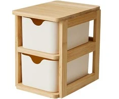 Bamboo Dviguba bambukinė organizatoriaus SKAFFA, 15 x 10,8 cm