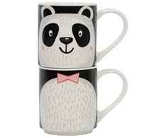 Cup&amp;You Dovanų rinkinys: 2 porcelianiniai puodeliai vaikams, 2 x 265 ml