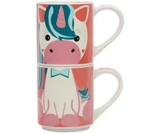 Cup&amp;You Dovanų rinkinys: 2 porcelianiniai puodeliai vaikams, 2 x 265 ml