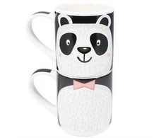 Cup&amp;You Dovanų rinkinys: 2 porcelianiniai puodeliai vaikams, 2 x 265 ml