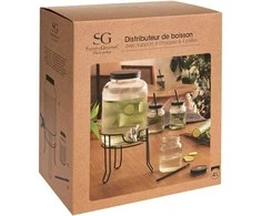 Secret De Gourmet Gėrimų dozatorius 4 l + 4 stiklinės 450 ml