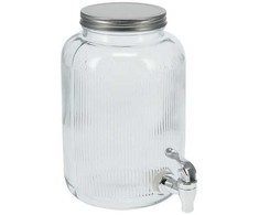 Stiklinis indas su kraneliu, 4 l