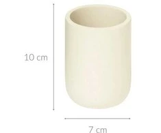 5five Simply Smart Dantų šepetėlių laikiklis D7xH10 cm polirezininis DUO 5Five 200168A